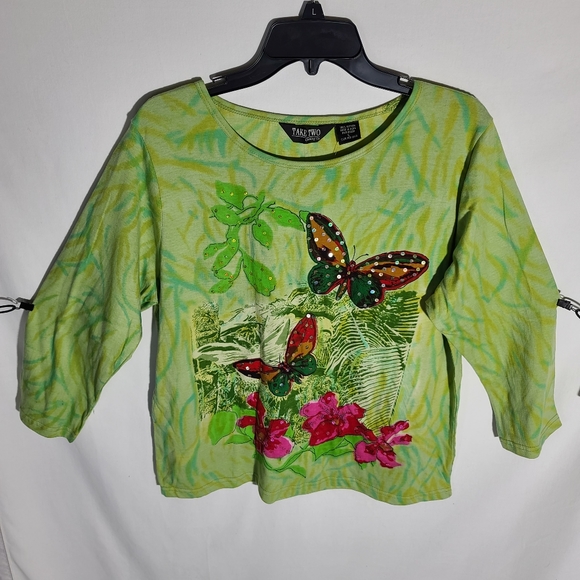 Take Two Tops - TAKE TWO CLOTHING NWT SEQUINS LARGE